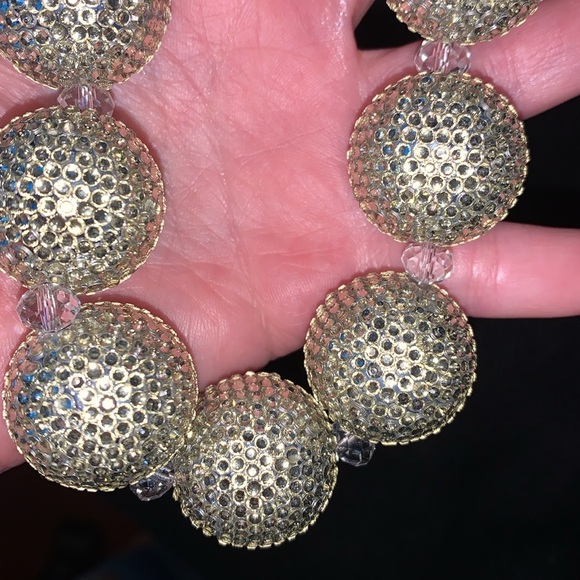 Cara ny vintage rare golden sparkly chunky ball necklace - Picture 6 of 7